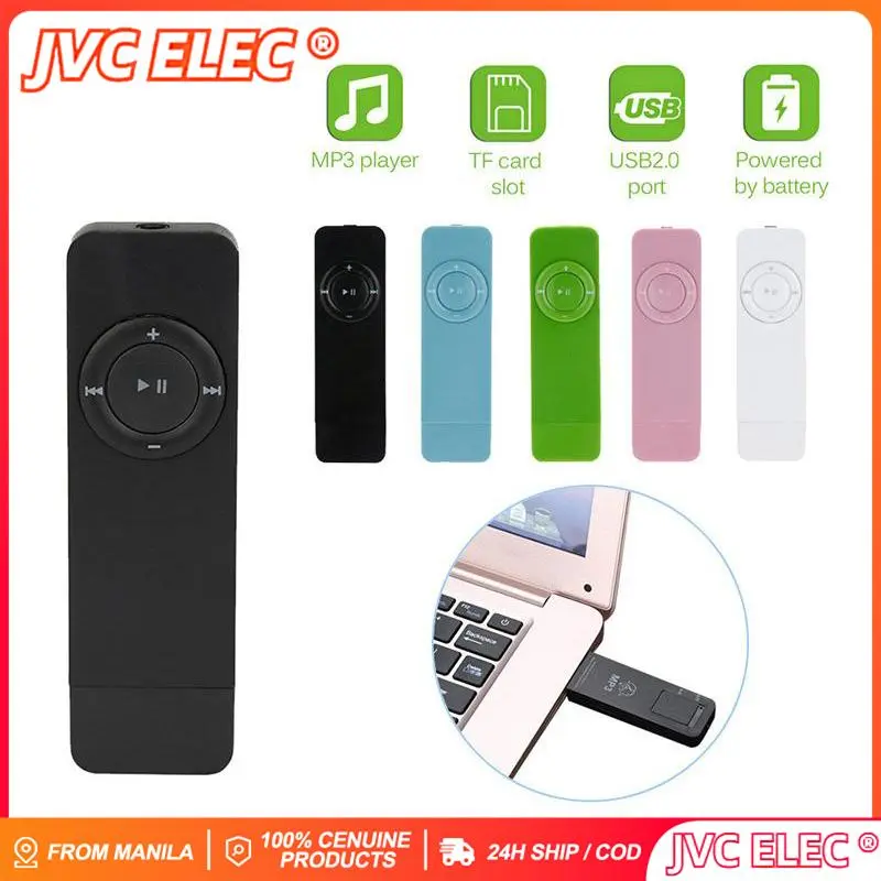 EAGO Portable Mp3 Player with Bluetooth Walkman USB Mini Mp3 Music Player Built-in Speaker Support 128GB Micro SD Card/TF Card for Learning Sports Audio Mp4 Memory Headphone Multicolor