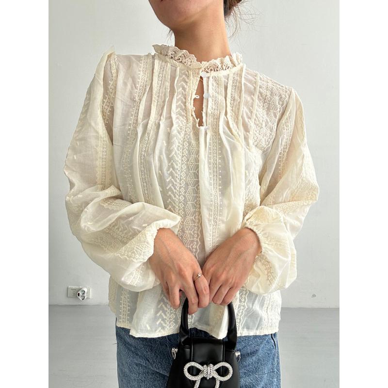 STUDIO DEI • Lea Top | Lace Blouse Wanita 3