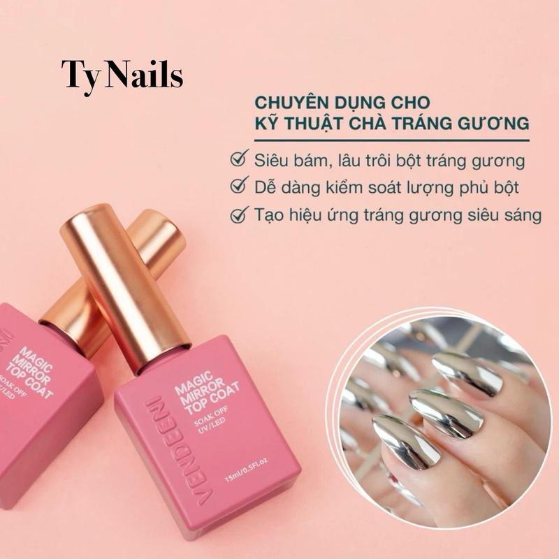 Top bóng chuyên dụng dành chà tráng gương Vendeeni siêu sáng Sơn Gel