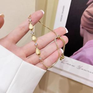 Gelang Tangan Opal, Rekaan Ikan Kecil, Untuk Wanita, Mampu Milik dan Mewah, Fesyen, Gred Tinggi, Mudah dan Serba guna, Barang Kemas Tangan Perak Permata