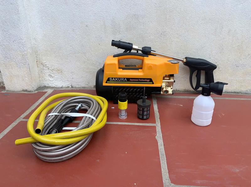 Product Introduction of Máy rửa xe Sakura - Lõi đồng 100% - Máy rửa xe mini bảo hành 12 tháng 0