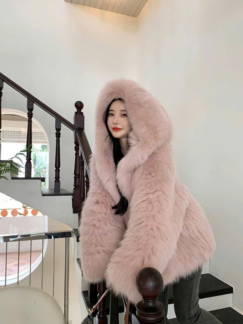 Product Introduction of Áo lông có mũ cao cấp thiết kế áo lông mềm mại chần bông hai lớp dày dặn thời trang cá tính 9