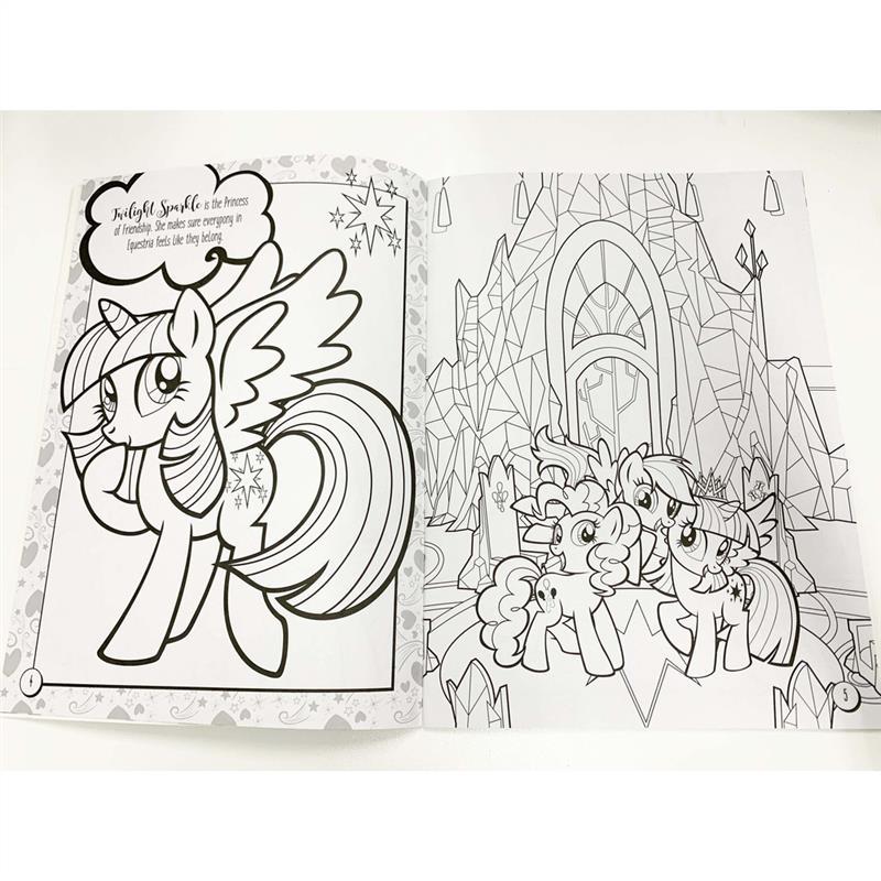 Product Introduction of High Quality My Little Po Besties Colouring Activity Book For Kids With 32 Pages 4