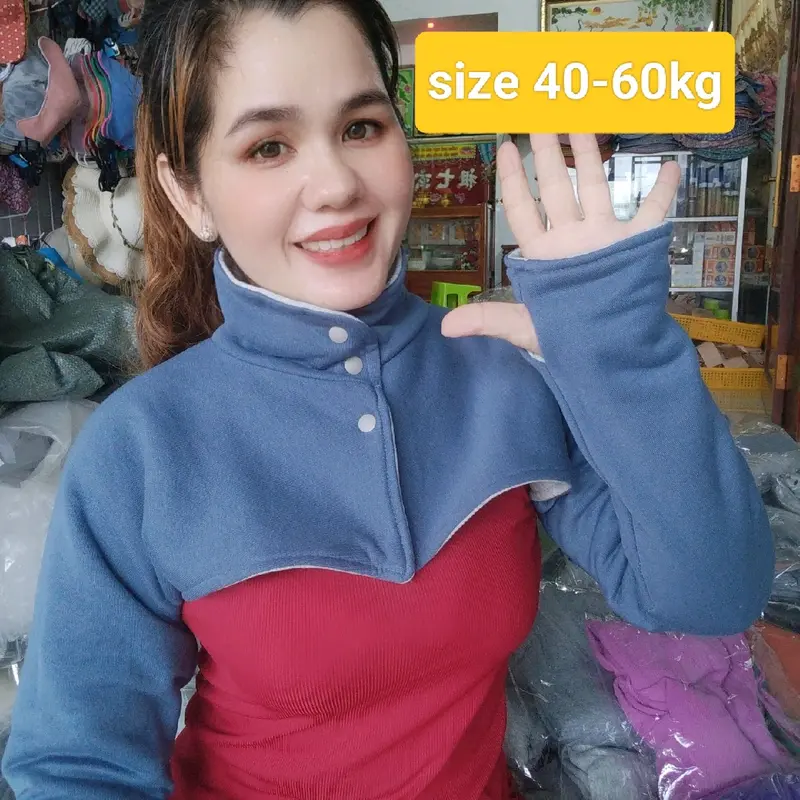 {40-60kg } Áo khoác chống nắng ủ kem nữ 2 lớp mặc được 2 màu khác nhau  Women, Top 2