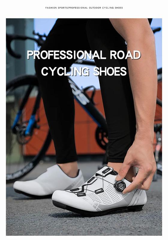 Product Introduction of 2024 Speed Cycling Shoes Men Sports Road Dirt Bike Sneakers Racing Women Bicycle Shoes Self-Locking Road Bicycle Sneakers Big Size 36-47 35