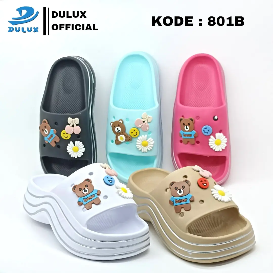 DULUX - SANDAL FUJI DEWASA 801B UKURAN 36-40 Shoes Wanita
