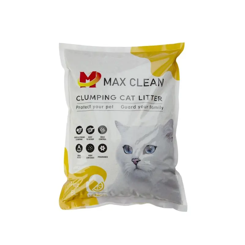 Cát vệ sinh cho mèo Max Clean - túi 4kg - Ít bụi - Vón nhanh - Kiểm soát mùi tốt 3
