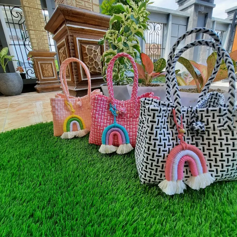 120.000 dapat 5 TAS ,TANPA AKSESORIES, WARNA RANDOM no request, no komplain) size S mini Hitam 8