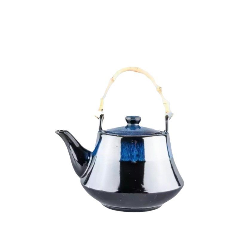 Japanese Style Teapot Warm Wine Pot Tea Cup Set Ceramic Teapot 850ml Japanese Restaurant Teapot Wine Restaurant Teapot Manufacturer 5