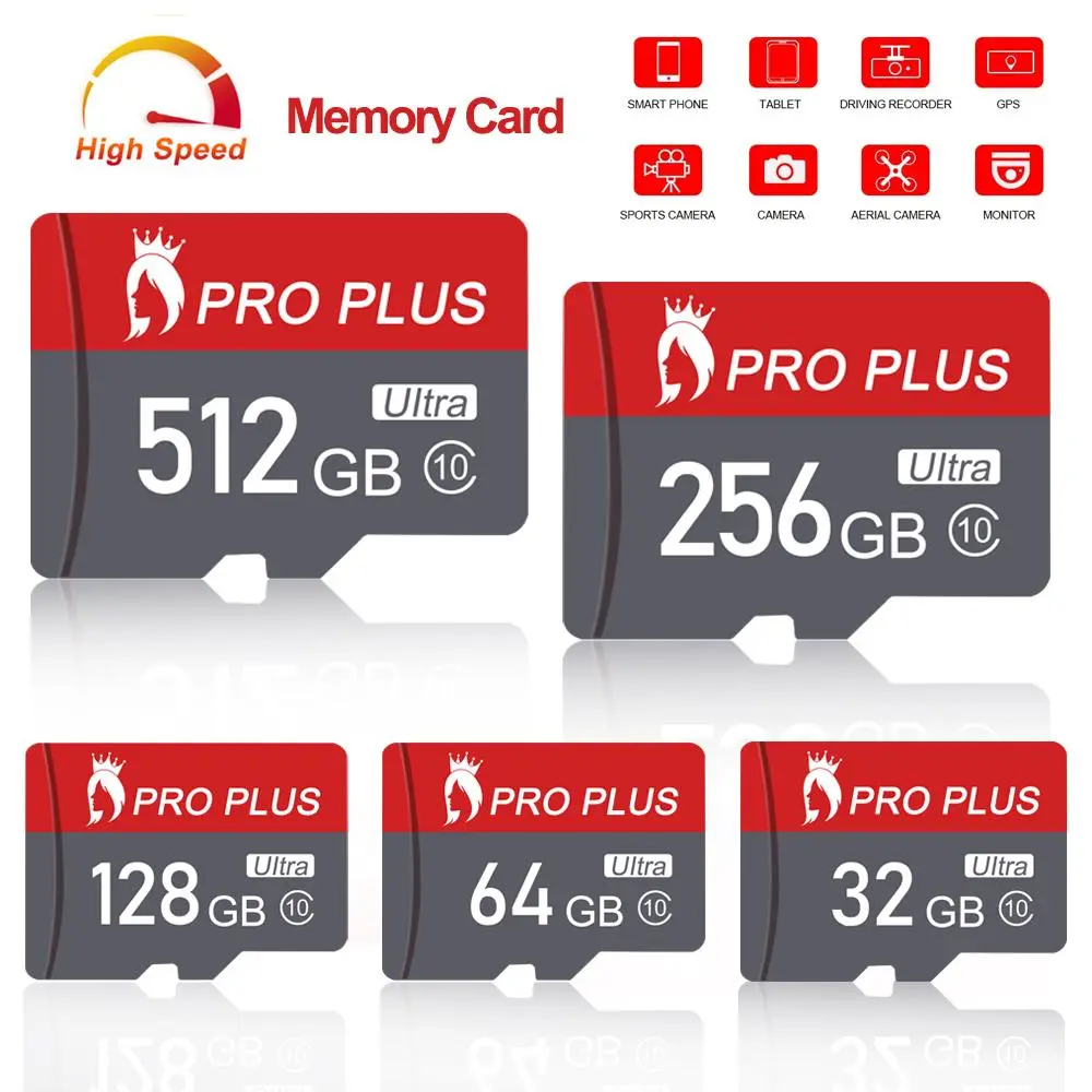 High Speed Micro SD Card, 1 Count Memory Card for Tablet & Camera & Mobile Phone, Safely Store Your Files