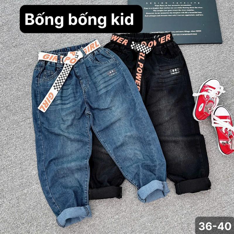 A252- Quần dài jean cho bé trai,quần jean giấy mềm mại cao cấp,từ 18-45kg,cho bé 5 tuổi trở lên 3