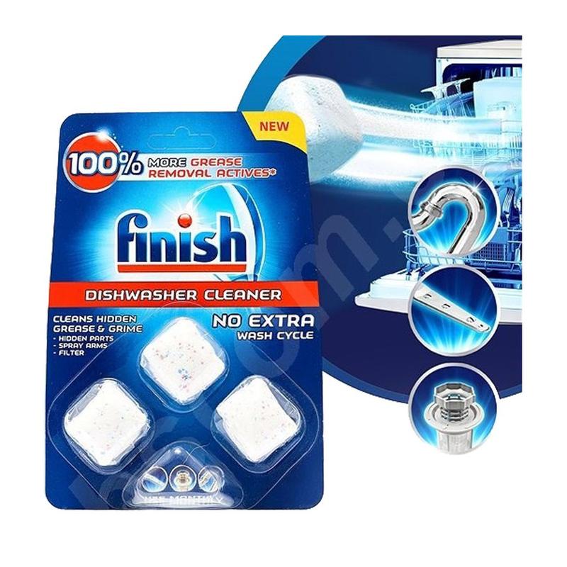 Viên vệ sinh máy rửa chén Finish Classic vỉ 3 viên 1