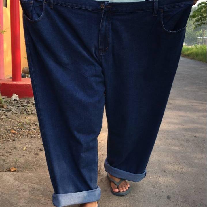 JEANS JUMBO STANDAR 52-60 Celana Panjang Pria 3