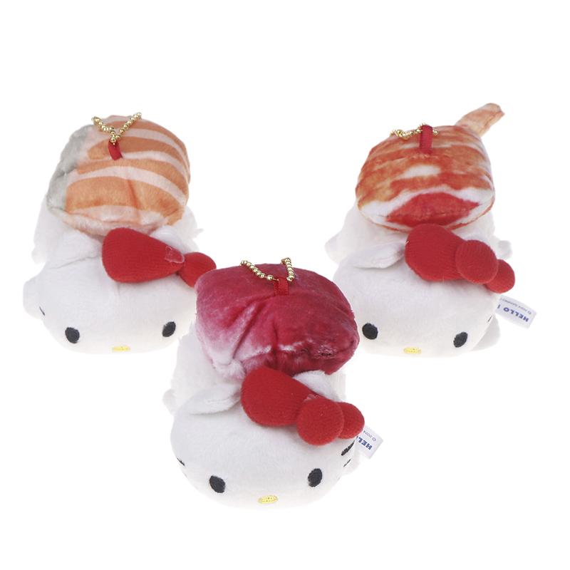 Product Introduction of Japanese Sanrio Sushi Hello Kitty Kawaii Pendant Keychain Bag Decorative Doll Ornaments Figure Children'S Toys Birthday Gift 17