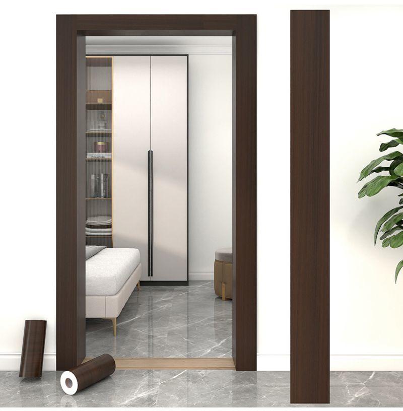 Product Introduction of Gray By Frame By Edge Wood Grain Sticker Self-Adhesive Waistline Skirting Line Window Sill Frame Decoration Renovation Waterproof Edge Wrapping Paper 22