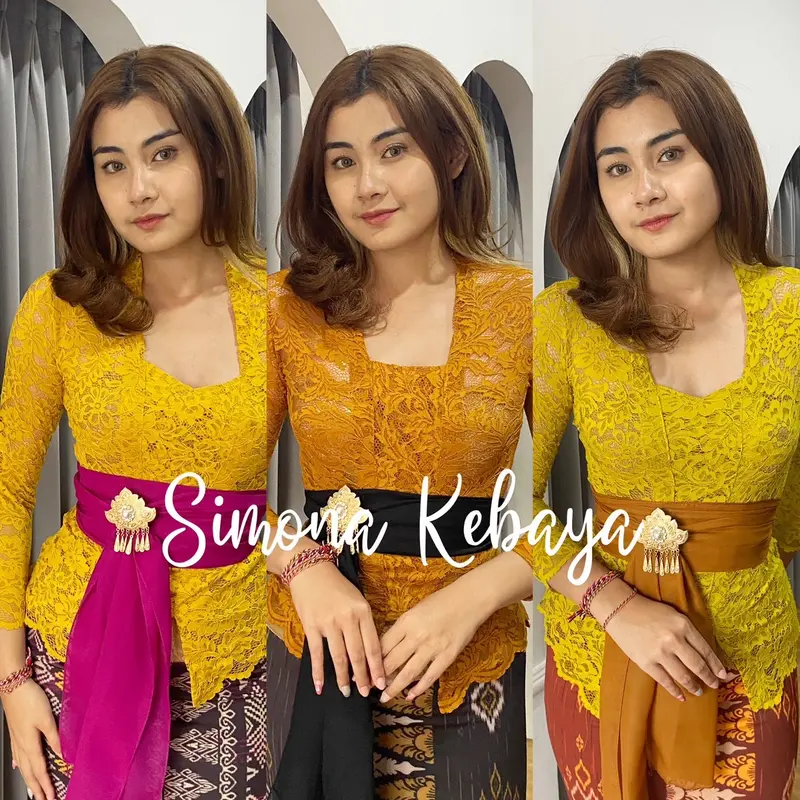 SIMONA KEBAYA Setelan kebaya 100rb kebaya bali jadi strait zofya (katalog 3) batik dress Baju Kain 4