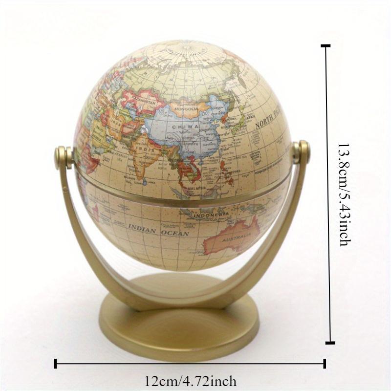 Product Introduction of Miniature English Art Globe - Educational Desktop Decor - Durable Plastic Craft for Learning & Styling - Compact, Vibrant & Inspirational World Geography 2