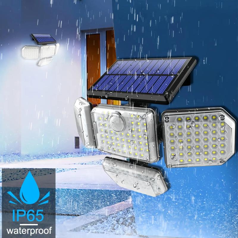 Solar Powered Outdoor Lights, Waterproof Wall Mounted LED Light, Exterior Wall Lamp for Garden Patio Yard Garage Decoration 5