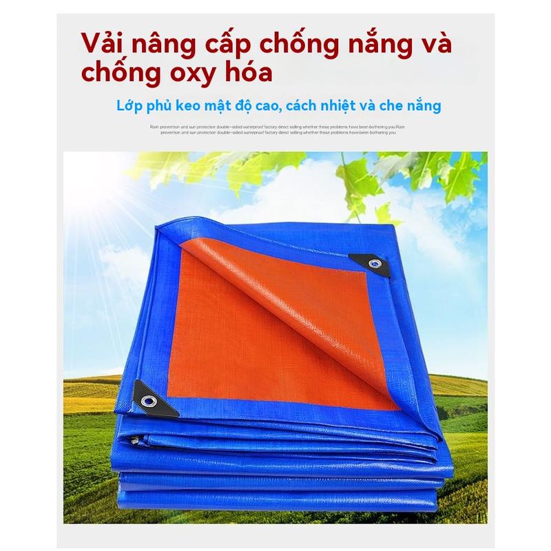 Vải chống mưa, dày dặn, chống thấm nước, tấm bạt che nắng, thích hợp cho xe ba bánh, vải dầu nhựa, vải chống mưa, tấm che mưa batchenango  to đồ  trùm  xe  hơi  7  chỗ bat  trum  xe  oto 5