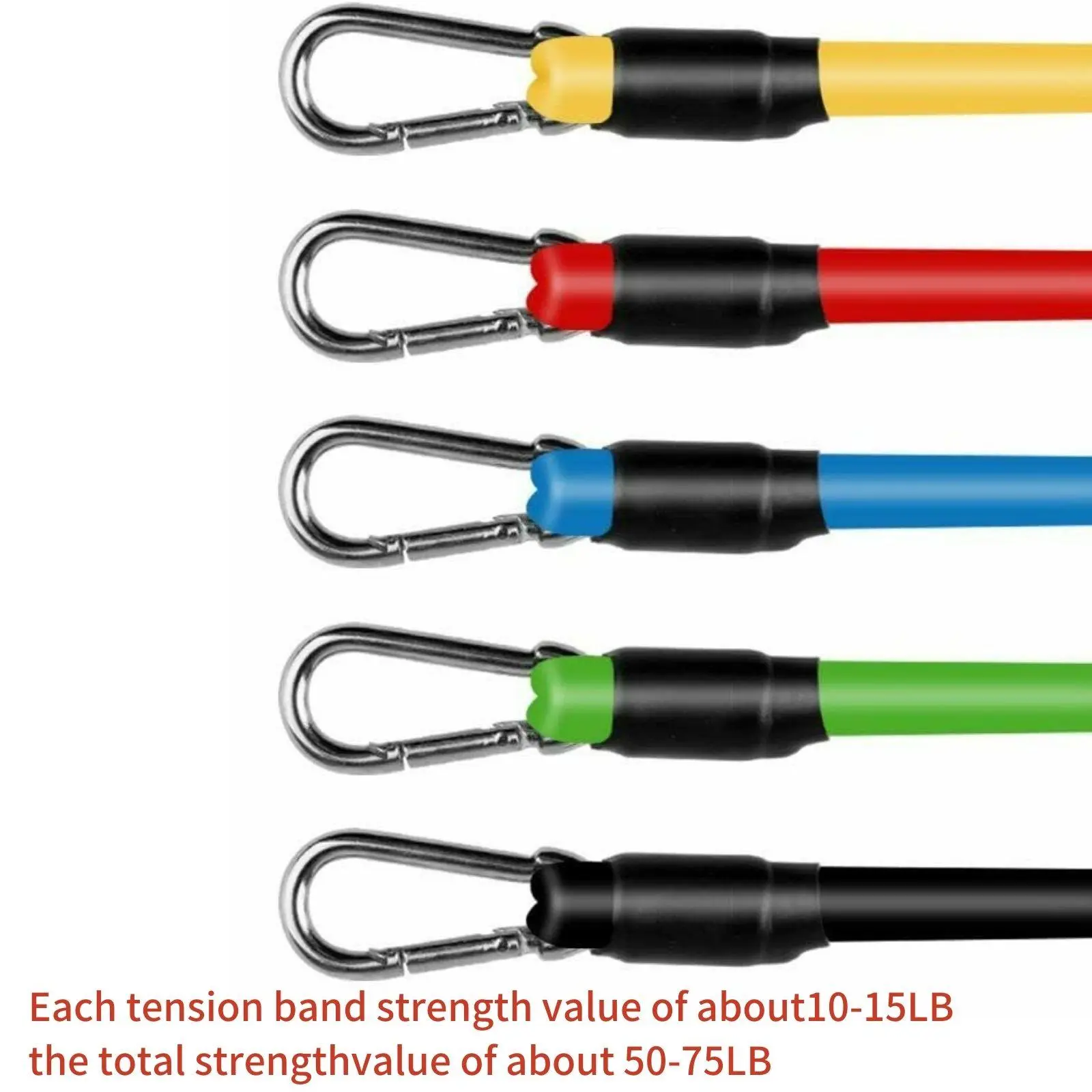 11 In 1 Power Resistance Band Home Gym Equipment/Exercise Bands -Total 11 In 1 Power Resistance Band Home Gym Equipment/Exercise Bands -Total