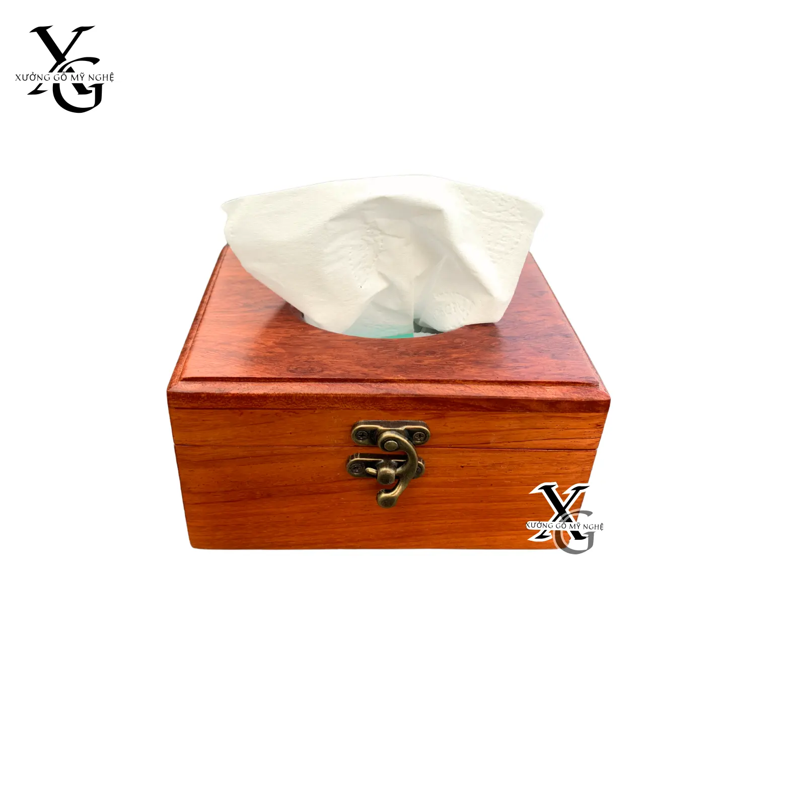 Hộp Giấy Gỗ Đựng Giấy Gấu