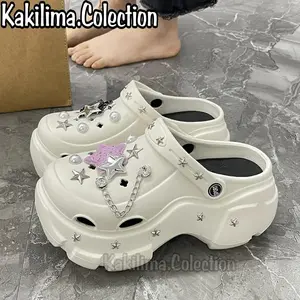 SANDAL BAIM BANGKO WANITA SENDAL WEDGES EVA RUBBER PEREMPUAN 8888-R7