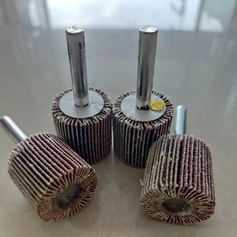 Mata Bor Amplas 25 x 25 mm Grit #60 #80 #120 #180 #240 I FLAP WHEEL FAN GRINDER I Mata Bor Gerinda Penghalus Mini 4