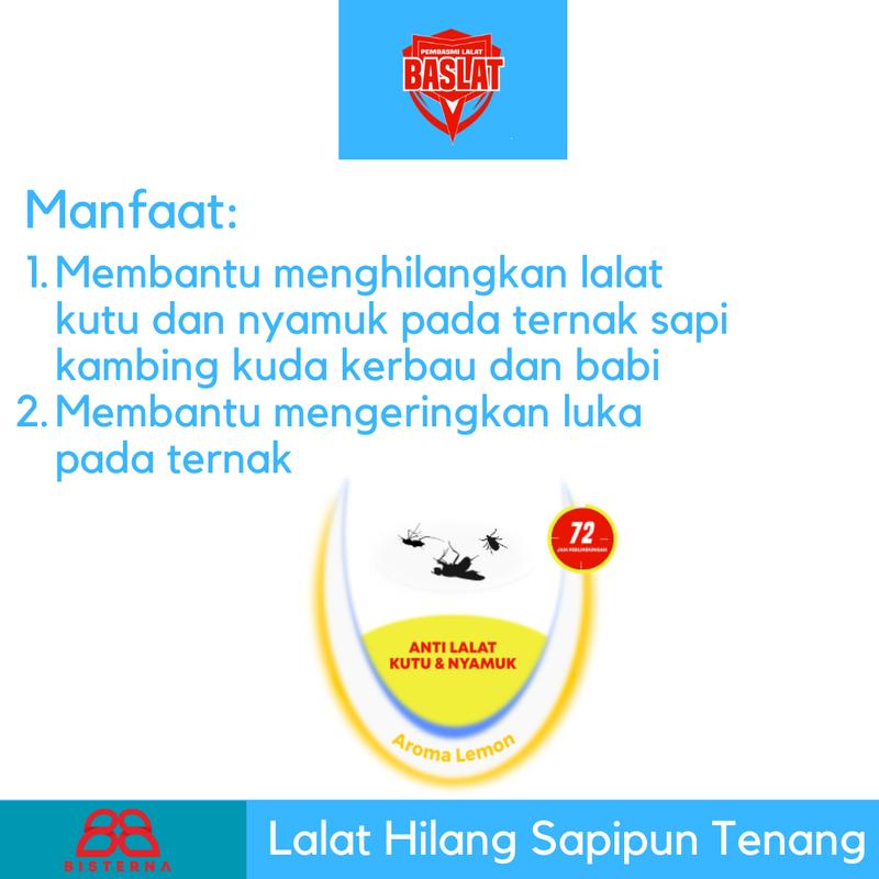 Baslat 60ml Pembasmi lalat dan kutu sapi kuda babi kerbau dan kambing 2