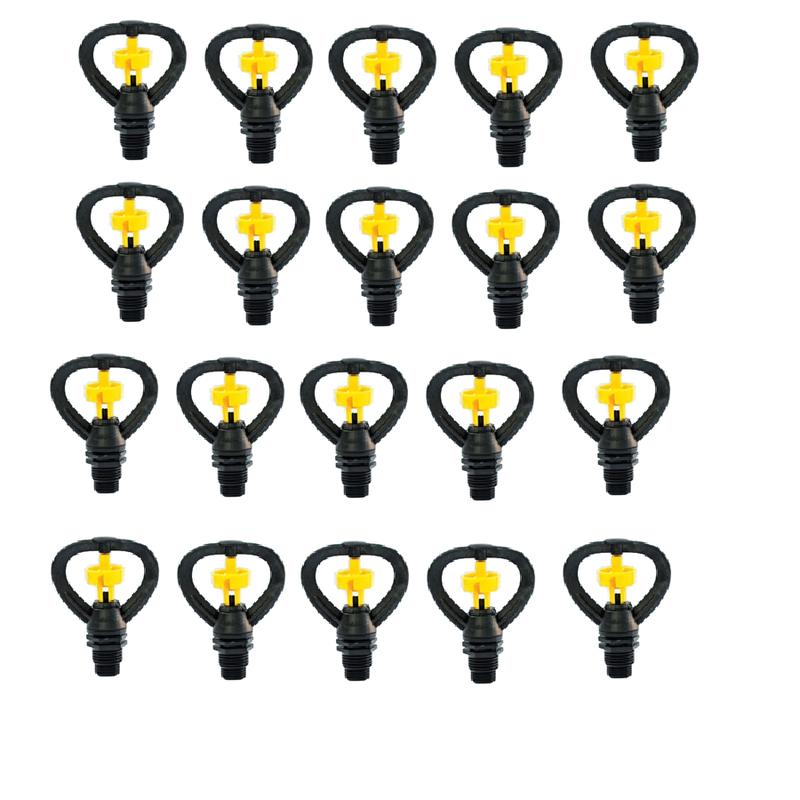 Agri viet 20 béc tưới cây phun mưa xoay 360 độ răng ngoài 21 mm 1