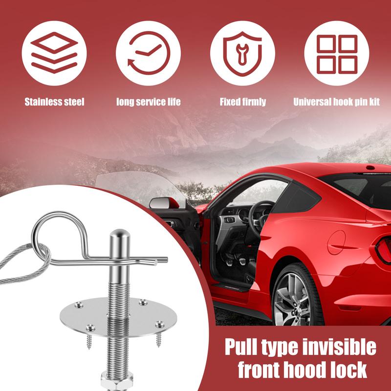 Kit Kunci Plat Pin Hud, Kunci Bonet Pin Hud Enjin Keluli Tahan - TikTok ...
