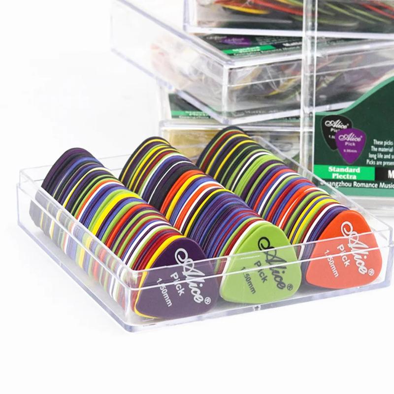 Product Introduction of 20/30/40/50PCS Matte Guitar Picks Alice Acoustic Electric Bass Plectrum Mediator Guitar Accessories Thickness 0.58 - 1.5 Mm 8