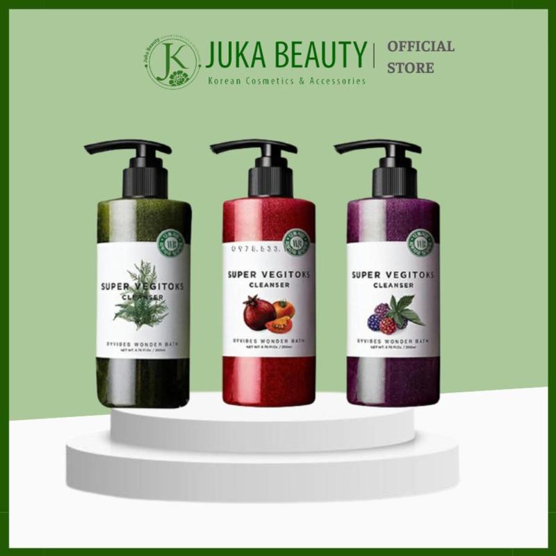 Sữa Rửa Mặt Rau Củ Byvibes Wonder Bath Super Vegitoks Cleanser 300ml