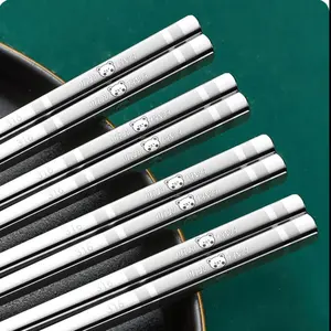 HELIDFANDA Sainless Steel Chopstick Sumpit Stainless 19cm 24cm - A08499