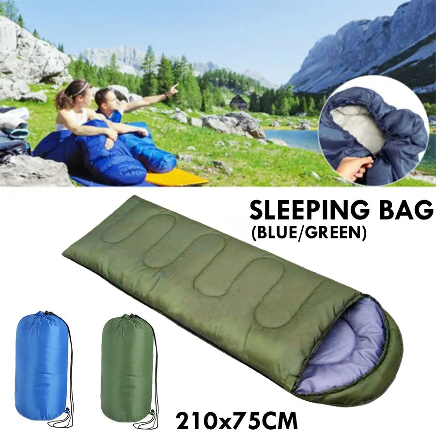 Soudelor ถุงนอน Sleeping Bag แบบพกพา สำหรับเดินทาง มี 4 สีให้เลือก ถุงนอนปิกนิกพกพา