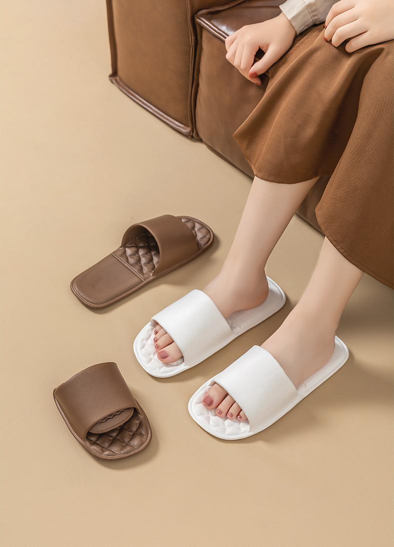 Product Introduction of New Folding Slippers Women's Indoor Slippers Home Non-Slip Eva Portable Travel Slippers 4
