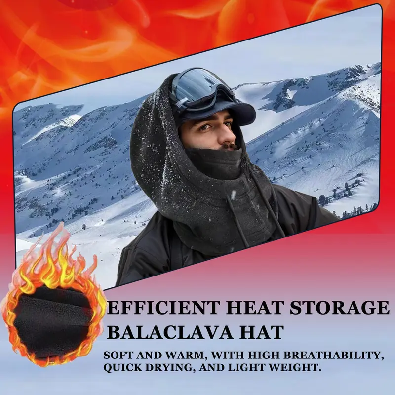 Winter Cycling Face Mask, Windproof Neck Warmer, Outdoor Sports Warm Face Mask, Protective Gear 4