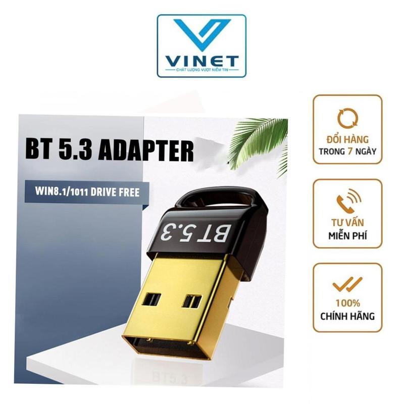 USB Bluetooth 5.3 cho PC -USB Bluetooth Máy tính kết nối 10m V5.3