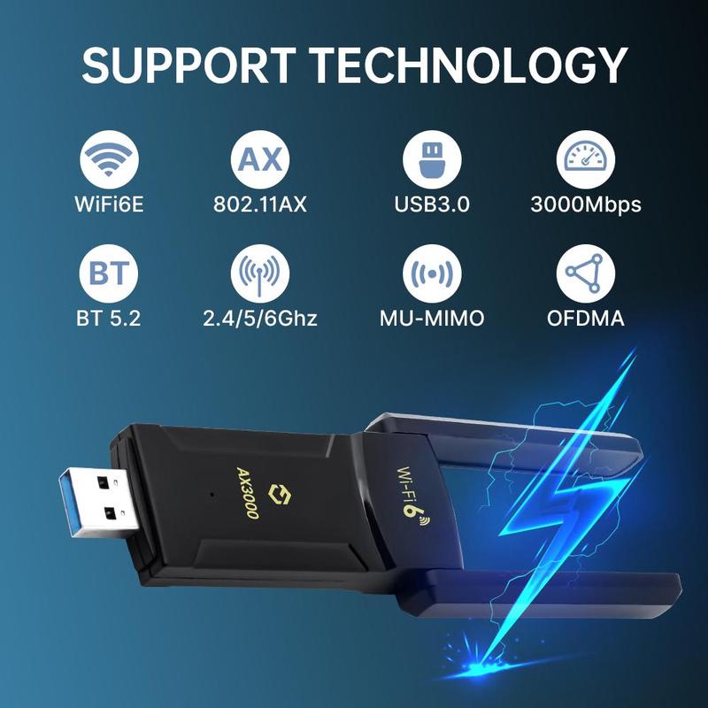 Product Introduction of FENVI USB WiFi Wireless Network Card, Wireless Network Card for Win10/11 System 2