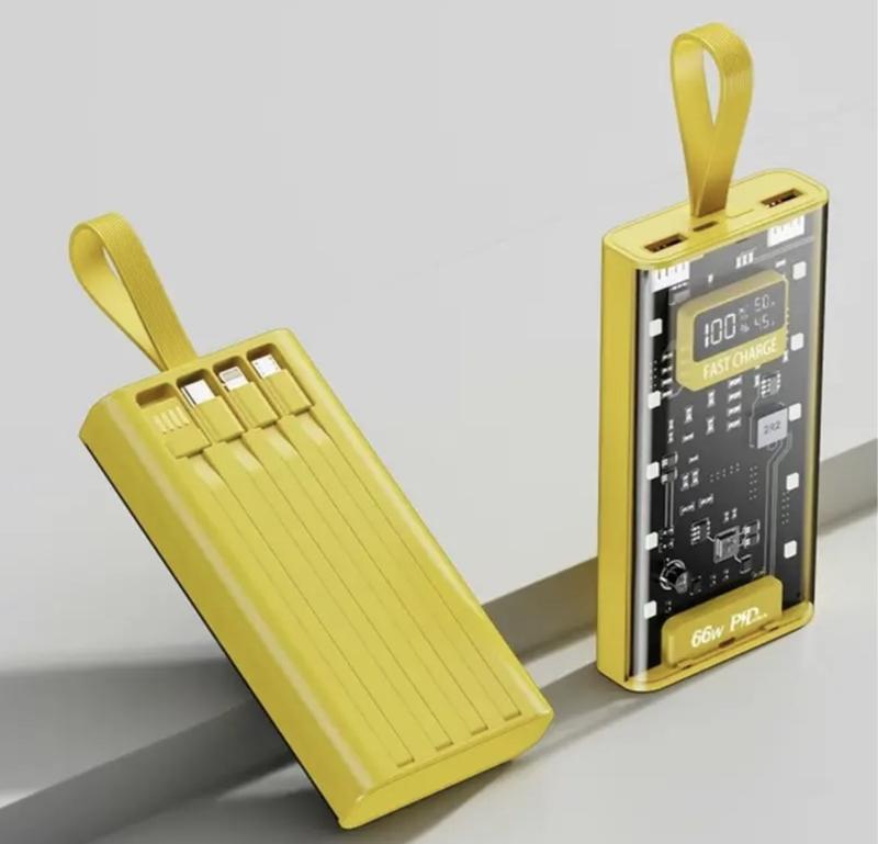 (TẶNG CÁP SẠC USB) Sạc Dự Phòng HB32 30.000MAH , Sạc Nhanh PD 66W Sạc Pin Sạc Pin