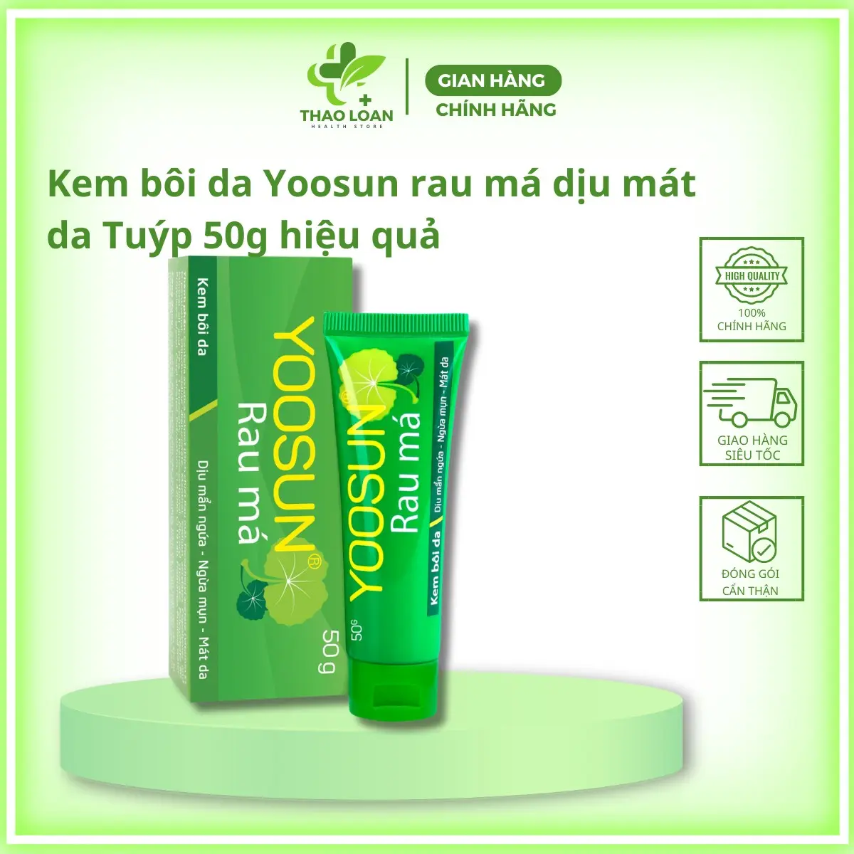 Kem bôi da Yoosun rau má dịu mát da Tuýp 25g hiệu quả Cho Bé
