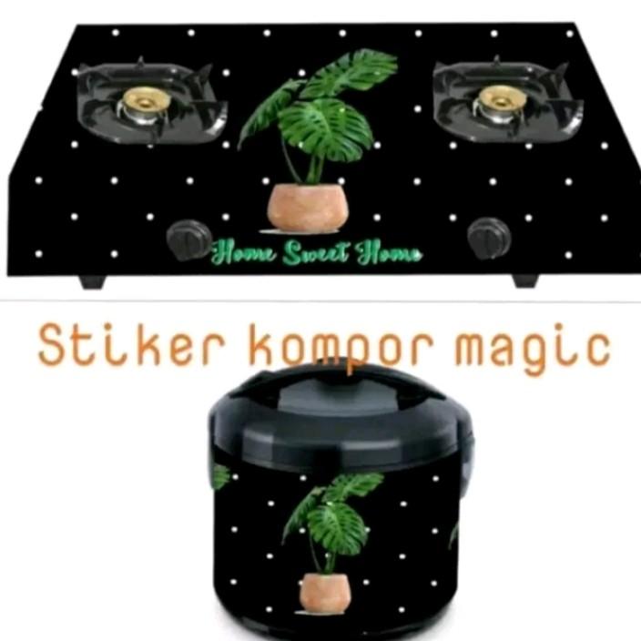 Sticker Kompor Gas 2 Tungku Dan Sticker Magicom Paket 2in1 Motif - Shop ...