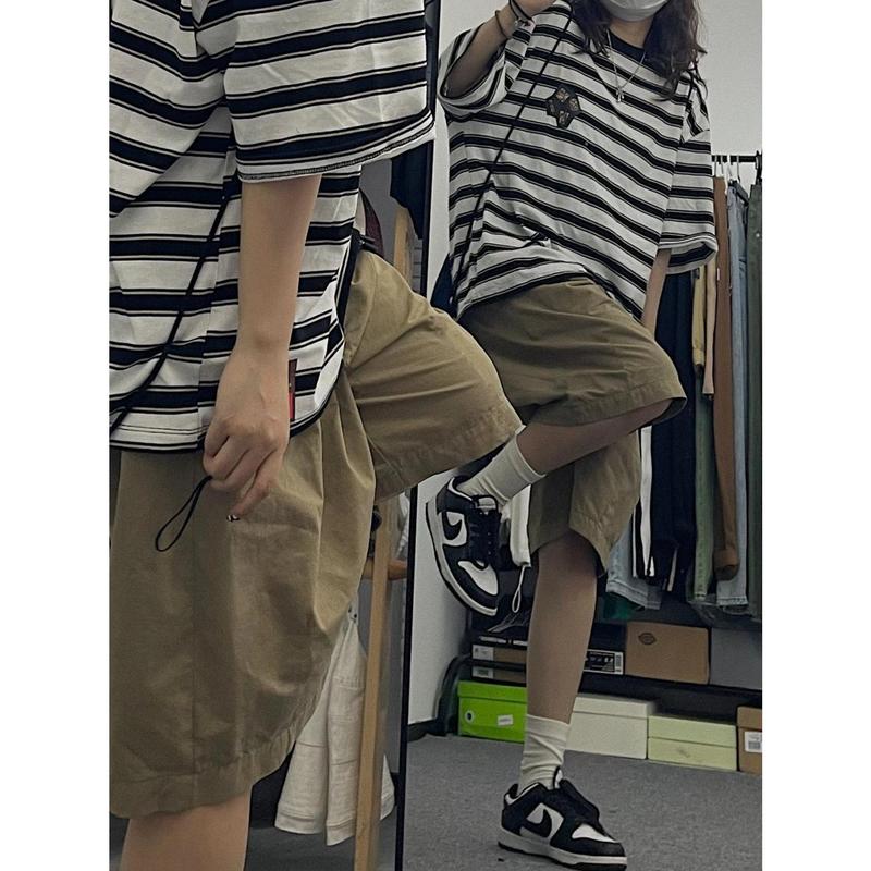 Quần Y2K Cotton Nguyên Chất, Phong Cách Y2K, Dáng Rộng Vừa Vặn, Dành Cho Phụ Nữ, Nam Giới Và Nam Giới, Thích Hợp Cho Quần Bảo Hộ Lao Động Đi Chơi Và Mùa Hè, Dễ Phối Đồ Và Hợp Xu hướng, CQ Sang Trọng, Phát Hành Năm 2003 2
