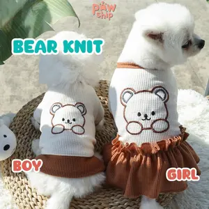 Pawship Baju Pakaian Santai Beruang Anjing Kucing Rumahan / Baju Teddy Bear Hewan