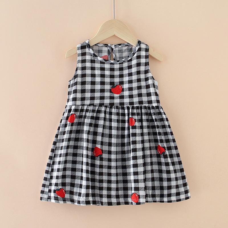 Product Introduction of Princess vest skirt girls dress foreign style summer dress little girl sleeveless skirt 8