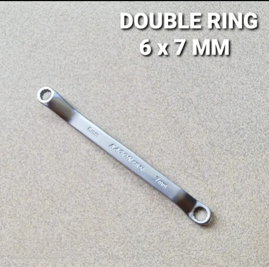 Kunci Double RING 6 x 7, 8 x 9, 8 x 10, 10 x 11, 10 x 12