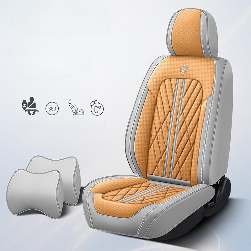 Car Seat Cover, 1 Count PU Leather Breathable Car Seat Protector, Universal Car Seat Protective Cover, Car Interior Accessories for Men & Women 5