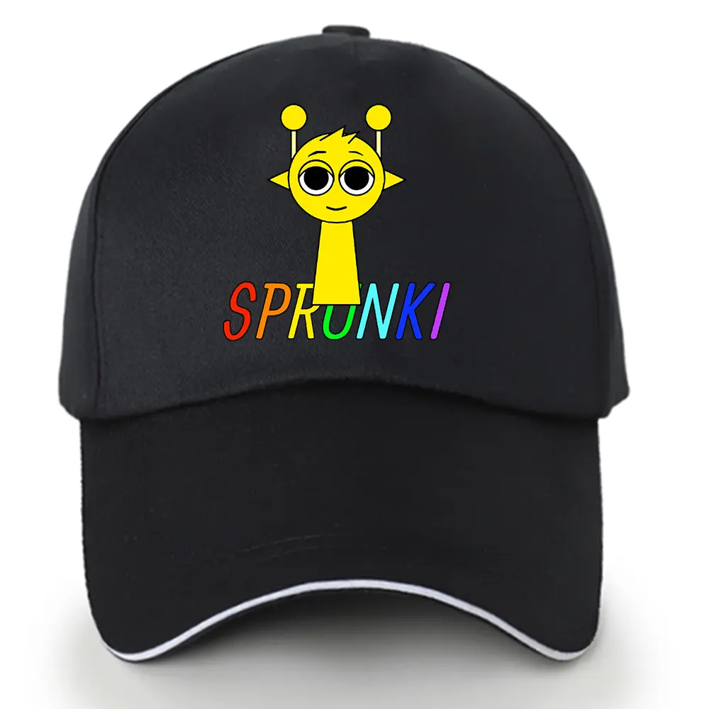 Yih Sprunki Raddy Oren Simon Baseball Caps Men Comfortable Sports Hat Adjustable Breathable Sun Hats Peaked Cap