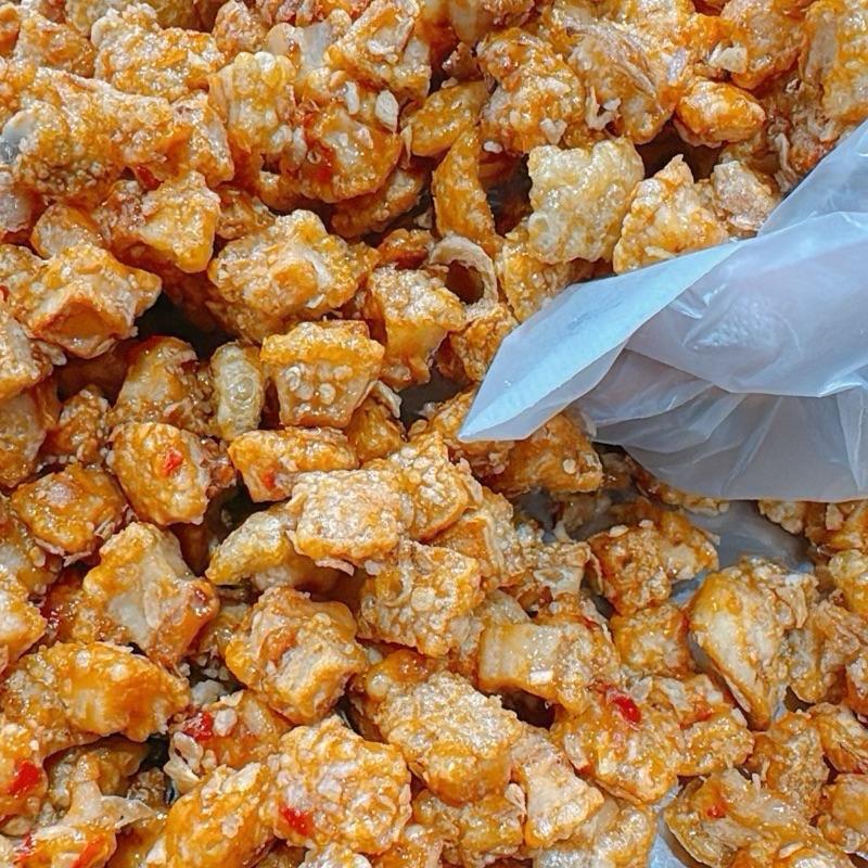 250GRAM TÓP MỠ LIỀN DA RIM MẮM TỎI ỚT CAY