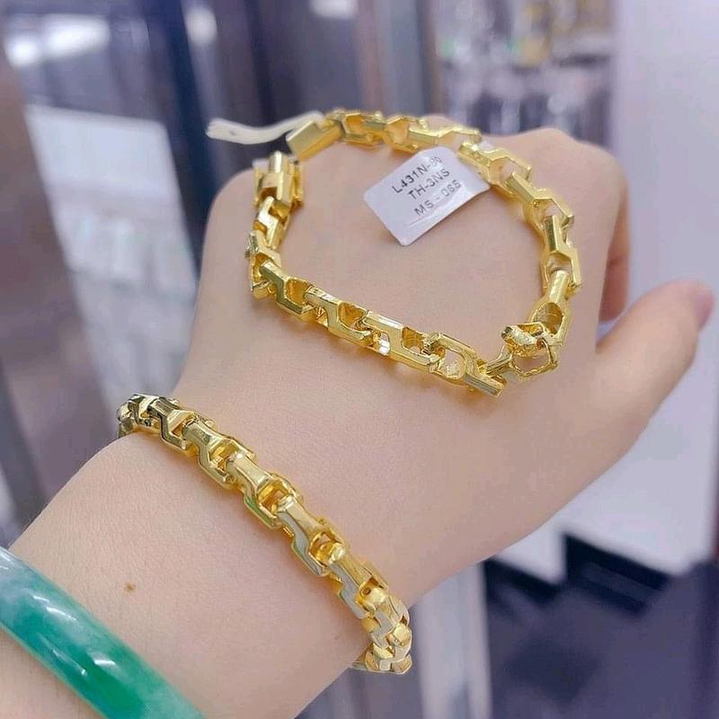 L431 TH Lắc tay Công Han xi mạ 18.k nam nữ trang sức phụ kiện đi tiệc lắc Tay Thiết kế TH.