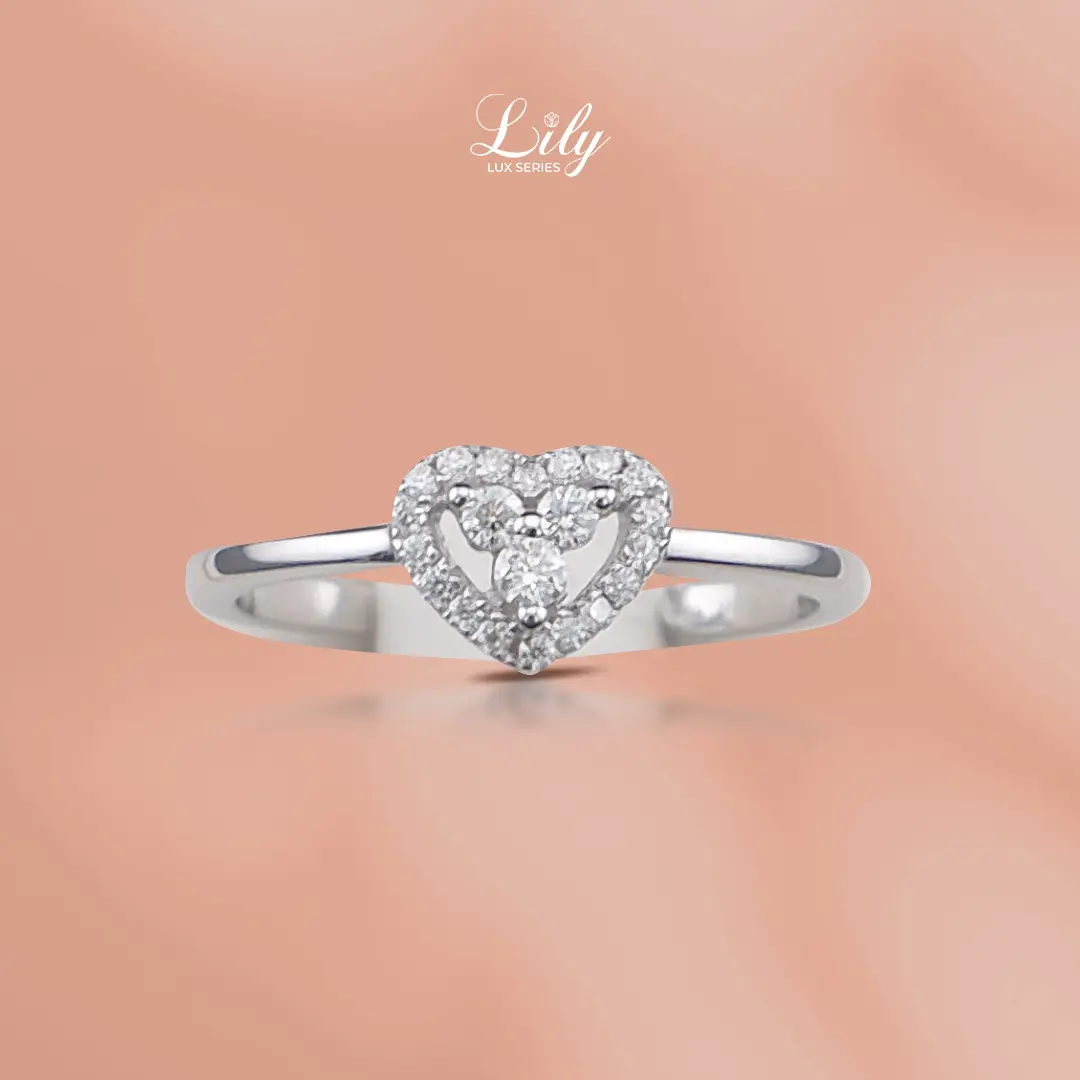 Sevyn Cincin Wanita Moissanite Silver S925 Lily 3783/3790/3806/3818/3820